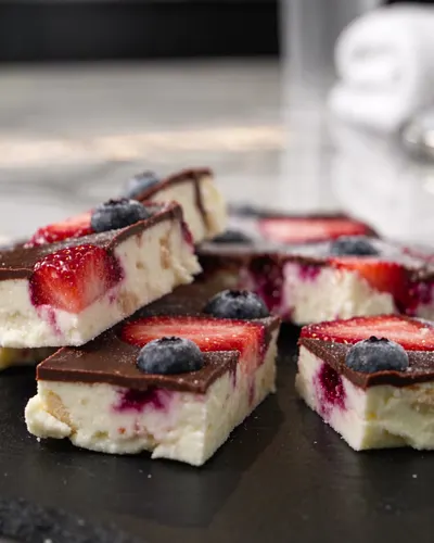 Frozen Yogurt Protein Bark