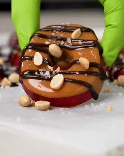 Caramel Apple Protein Slices