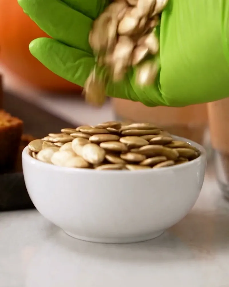 Maple-Cinnamon Pumpkin Seeds